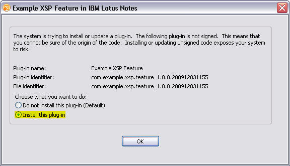 Install plugin